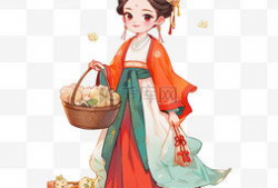 手绘漫画人物女生古装,手绘漫画中的古装美女风采