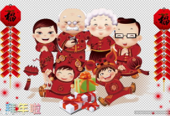 春节漫画图片,春节漫画里的欢乐时光